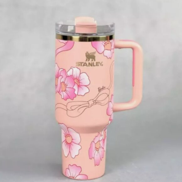 STANLEY x Barbie 80’s Just Peachy Peaches Cream Quencher Tumbler 40 oz